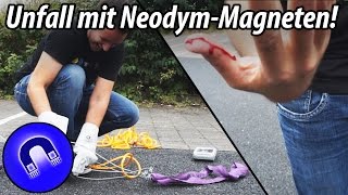 So extrem gefährlich sind NeodymMagnete XXL [upl. by Yojal]