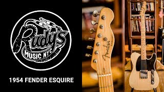 1954 Fender Esquire  Rudys Music Shop Demo [upl. by Treblig]