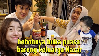 HEBOHNYA BUKA PUASA KELUARGA NAZAR [upl. by Boarer817]