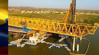 Así va la construcción del viaducto de la Ciénaga de la Virgen Cartagena [upl. by Vonni]