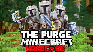 100 Players Simulate a MEDIEVAL PURGE in Minecraft [upl. by Cyndia]