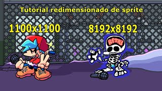 Tutorial De Redimensionar Sprite de fnf Para android [upl. by Frazier]