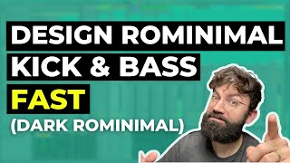 How to make Rominimal Kick amp Bass inside Ableton live in under 15 minutes [upl. by Nirual]