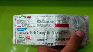 Lansoprazole Orally Disintegrating Tablets 30mg Review In Hindi  Junior Lanzol 30mg Tablets Uses [upl. by Electra]