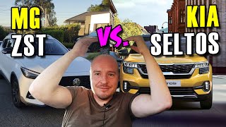 KIA Seltos or MG ZST  Which small SUV to buy in Australia [upl. by Auqined170]