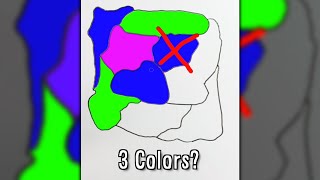 How Many Colors Do Maps Need shorts [upl. by Valencia]