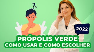 Própolis verde  Como usar e como escolher [upl. by Broeder]