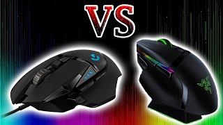 Razer Basilisk ULTIMATE vs Logitech G502 Full Comparison [upl. by Leong513]