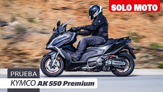 Kymco AK 550 Premium  Prueba  Review en español [upl. by Vada]