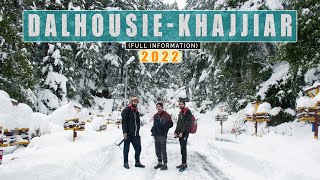 Dalhousie  This Was Unexpected Snowfall in Winters 2022  3 Travelers [upl. by Zetrok]