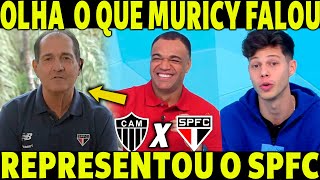 OLHA O QUE MURICY FALOU NO JOGO ABERTO REPRESENTOU O SPFC AO VIVO NOTICIAS DO SPFC [upl. by Alilak]