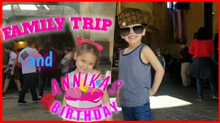 California Trip and Annikas 4th Birthday Celebration [upl. by Paget]