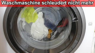 Waschmaschine schleudert nicht mehr – Ursache amp Lösung –Schleudergang funktioniert nicht was tun [upl. by Prakash]