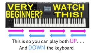 How to Play the Piano  Keyboard for Very Beginners  Lesson 1 [upl. by Ettelliw633]