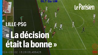 LillePSG 13  la vidéo qui prouve que Tiago Santos était bien horsjeu sur son but refusé [upl. by Devaj]