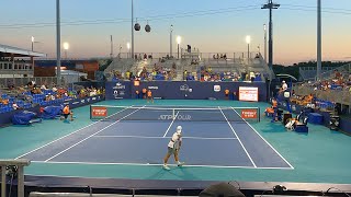 Schwartzman vs Svajda Miami Court Level View Highlights R1 Qualifying 4K 60fps 2024 [upl. by Eveiveneg168]