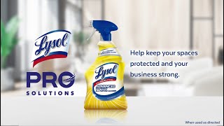 HOW TO Lysol® Advanced Deep Clean AllPurpose Cleaner [upl. by Ytomit]