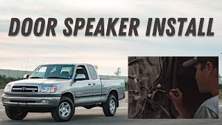 2001 Tundra Door Speaker Install How To Install Door Speakers for Better Vehicle Audio Kicker DSC [upl. by Freemon222]