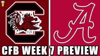 South Carolina Gamecocks vs Alabama Crimson Tide Prediction  Week 7 College Football  101224 [upl. by Esilahc]