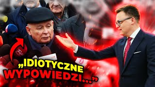 SKANDALICZNE SŁOWA KACZYŃSKIEGO NA TEMAT RZĄDU Jest komentarz Hołowni [upl. by Undine]