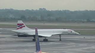 Concordes Taxi and Canarsie Climb from JFK 18 October 2003 [upl. by Siderf]