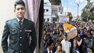 IED blast Dehradun bids adieu to Army Major Chitresh Singh Bisht [upl. by Viafore]