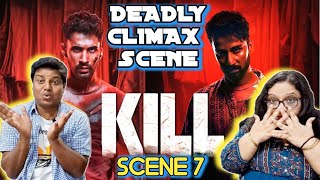 KILL Movie Climax Fight Scene Reaction  KILL movie fight scenes  Raghav Juyal  Lakshya  kill [upl. by Atselec448]