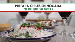 Receta chiles en nogada tradicionales  Revista Moi [upl. by Wiebmer]