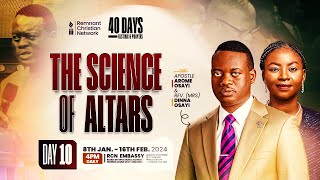 APOSTLE AROME OSAYI  40 DAYS FASTING AND PRAYER  THE SCIENCE OF ALTARS  DAY 10  17TH JAN 2024 [upl. by Arded]