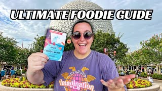 ULTIMATE FOODIE GUIDE EPCOT FOOD amp WINE FESTIVAL 2024 [upl. by Eilarol]