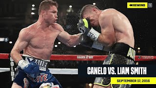 FULL FIGHT  Canelo vs Liam Smith DAZN REWIND [upl. by Towers]