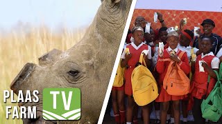 Conserving Africas rhinos  World School Milk day Farm TV  21 Oktober 2022 [upl. by Bobbee]