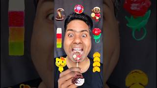 Eating Challenge ASMR Lollipop Chocolate Cashews eating eatingchallenge eating funny [upl. by Allesor]