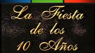 VHS 🔵🟢🔴 La Fiesta de los 10 Años TELEFE Inédito  2000  50 FPS [upl. by Xonnel219]