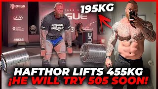 HAFTHOR Arnold 2024 EASY 456kg Deadlift and Sets Sights on 505kg 💪 [upl. by Neiht70]