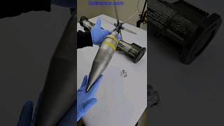 FinStabilized 84mm M136 High Explosive AntiTank Round AT4 Recoilless Gun military army bullet [upl. by Khai]