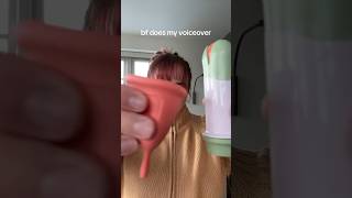 how to hold the floofy according to my bf 👍 periods menstrualcup menstrualcycle [upl. by Nurav]