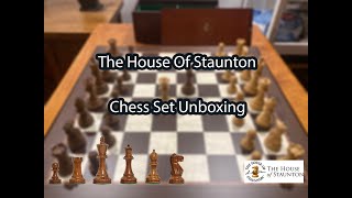 House Of Staunton Chess Set Unboxing [upl. by Michelsen]