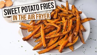 Air Fryer Sweet Potato Fries Quick amp Easy [upl. by Abbi404]