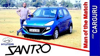 Hyundai Santro  OMG Top Speed  Full Review  CARGURU [upl. by Golightly58]