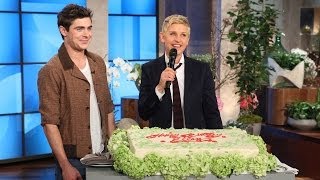 Exclusive Ellen Gets Her Birthday Cake [upl. by Leandra]