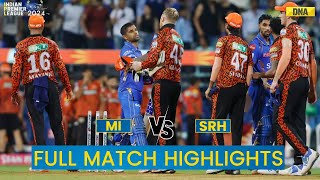 MI vs SRH Full Match Highlights Mumbai Indians Vs Sunrisers Hyderabad Match Scorecard I IPL 2024 [upl. by Renzo64]