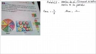 MonPlanMaths  Pour gagner il faut tomber sur le chiffre 1  Probabilité 4ème [upl. by Edyth]