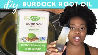 Burdock Root Benefits DIY Ayurvedic Hair Loss Oil [upl. by Ennayar373]