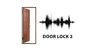 DOOR sound Effect Squeaky lock amp Knock  FREE DOWNLOAD [upl. by Odilo]