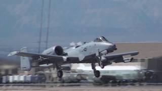 A10s depart Nellis AFB during Red Flag 113 [upl. by Swayne]