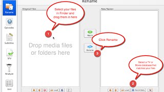 Rename TV Series [upl. by Ellocin]