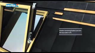 Keylite Slate Roof Flashing Installation SRF [upl. by Nhguavoj]