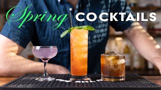 3 cocktail recipes to try this spring [upl. by Sanger]