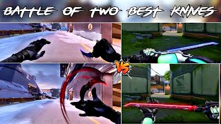 REAVER EP 5 KARAMBIT VS RGX 11Z PRO BLADE COMPARISON  WHAT IS THE BEST KNIFE SKIN IN VALORANT [upl. by Xet]